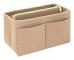 2x Väskinsatser, Beige - Stor Beige