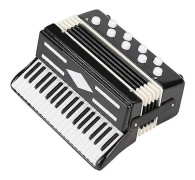 Miniatyrdragspel Mini Musikinstrument Dragspel Utsökta Musikinstrument Juldekor
