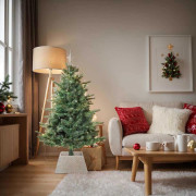 vidaXL Julträdskrage Vit 50 x 50 x 25 cm Vattenhyacint
