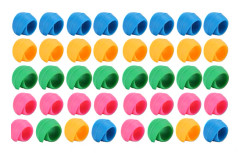 40 pcs Bobbin Holder Clip Silicone Colorful Bobbin Clips for Sewing Thread Accessories