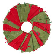 Jul Adventskalender Säck Presentpåsar