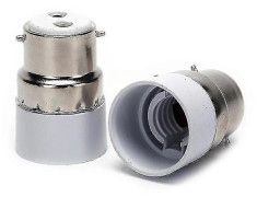 B22 Till E14 Lampa Glödlampa Sockel Bas Förlängare Konverterare Adapter Hållare Wuqx