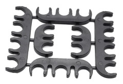 Tändkabeldelare Separator Loom Clip Ht Ledningshållare Klämma Distanser 8mm För Chevy Ford[CO]