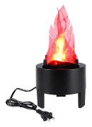 3D Falsk Flamlampa Elektrisk Lägereld Konstgjord Flammande Eldeffekt Dekor Fp