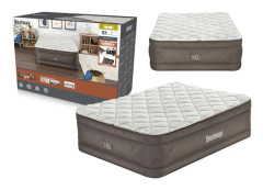 Uppblåsbar madrass, Queen size, inbyggd pump
