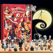 Adventskalender med 24 gåvor Halloween-docktema