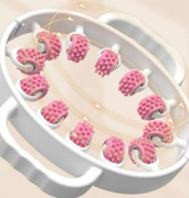 Anti-cellulit massage ring, benmassage ring, klämrullar för män och kvinnor, stora och små ben