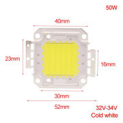 COB LED-lampa eller SMD-lampa 100W 50W 30W 20W 10W Strålkastare La 50W - Kallt vitt