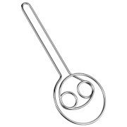 Dansk Degvisp Rostfritt Stål Robust Trådblandare för Matlagning Brödbakningstillbehör Lätt att Rengöra Ergonomiskt Handtag Diskmaskinsäker