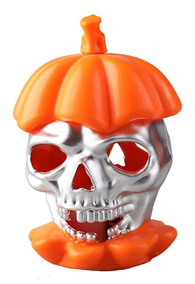 Halloween Skull Lights Halloween Skull Pumpa Lantern Night Lights Halloween Bordsskiva Dekoration Batteridriven