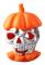 Halloween Skull Lights Halloween Skull Pumpa Lantern Night Lights Halloween Bordsskiva Dekoration Batteridriven