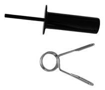 Viktmagasinstift Tyngdlyftning Kraftigt Träningsviktmagasin Förlängningsstift Svart och Silver Stil A