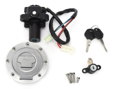 /EA/Tändningslås Bränsle Gaslock Säte Lås Nyckel Set Passar för Yamaha YZF R6/ YZF R1/ FZ6/ FZ09/ FZ6R