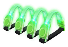 4-pack LED-armband med reflex - för löpning och jogging (FMY) Grön