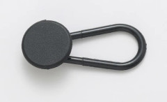 {XJ} Bästsäljande 10mm-15-18mm gummiband stretch justerings förlängningsknapp midjeband förlängning justeringsknapp Svart stor storlek 18mm*rund