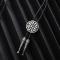 Fashion Western Cowboy Tie with Glittering Long Star Texas Bolo Tie Necklace