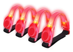 4-pack LED-armband med reflex - för löpning och jogging (FMY)