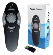 Trådlös USB Powerpoint Presentation PPT Flip Pen Pointer Click svart onesize