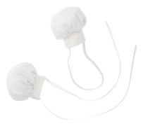 Fylld Docka Kockmössa Mini Kockmössa För 10-15cm Dockor Pedagogiska Leksaker Tillbehör 4.00X4.00X3.50CM Vit 2st (FMY) White 4.00X4.00X3.50CM