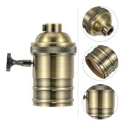 Vintage Industriell Lampsockel, Boveution E26/E27 Lamphållare med Enkel Installation för Retro Pendellampa, Lämplig för Praktisk och Dekorativ Användning