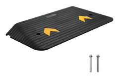 Gummiramp - Duoku - Höjning 3 tum - 1 kanal - Halkfri - Kapacitet 33 069 lb