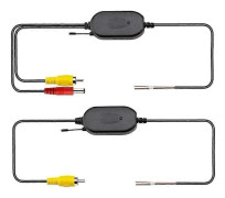 12V/2,4 GHz trådlös videosändare och mottagare för bilens bakre kamera/främre bilkamera (ZBC-101)