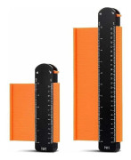 Låsande Konturmätare, 2st Konturprofil Duplicator, Justerbar Funktionsduplicering, Laminat Trämarkeringsverktyg