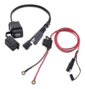 3.1Amp Vattentätt Motorcykel Dubbel USB Laddare Kit SAE till USB Adapter