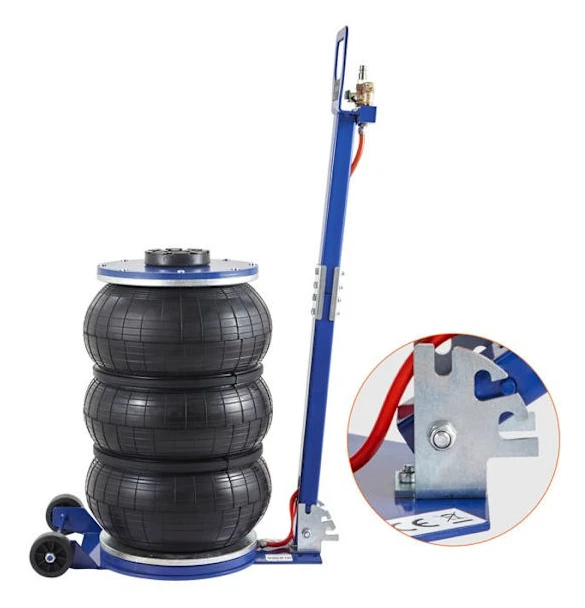 Pneumatisk Domkraft Triple Sack-Duoku-5 Ton-Lyft snabbt med Justerbart Handtag för Bilreparation i Garage