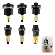 6 st Mutterdragare Set, för M3, M4, M5, M6, M8, M10 Rivet Guns, Rivet Gun Set, Rivet Nut Tool, för Handnitningsmaskin