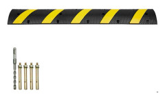 Kabelskyddsrampe - DUOKU - RS1830A-1 - 2 Kanaler - Kapacitet 10 000 kg - Svart och Gul Gummi
