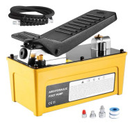 Lufttryckshydraulisk pump-Duoku-10 000 PSI-0,42 gal tank-Pedalpump med pneumatiskt kommando