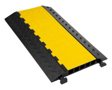 Gummiskydd för kablar med 5 kanaler - Duoku - 66 000 lb - Robust kabelramp för hastighetsdämpning för uppfart