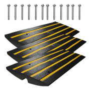 Improved Gummiskuldsrampe-Duoku-C Ramp av 3,5 tum-Kapacitet av 33 069 lb-med 1 Kanal-Skärande Yta