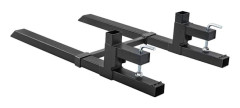 Pallgafflar Kapacitet 2000 lb-Duoku-Total längd 43 tum-Justerbar stabiliseringsrör-Robusta gripgafflar