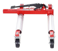 Hjulvagn - DUOKU - MR8014-1 - Kapacitet 1500 lb - 360° roterande - Röd