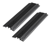Kabelskyddsramper - DUOKU - 2-pack - Golvpassage 51 x 28 mm - Kapacitet 7938 kg