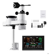 Väderstation - DUOKU - YT60310 - Solenergi - 7,5 tums skärm - 5 i 1