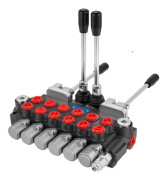 Hydraulisk styrventil - DUOKU - 6 lådor - 40 L/min - 310 bar - Manuell