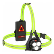 LED Löparlampa Bröstlampa USB Uppladdningsbar 500 Lumen 3 Lägen Vattentät för Jogging Camping Vandring