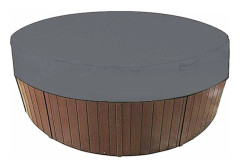 Runt poolskydd pool solskydd 100 UV-beständigt spa skydd överdrag 190T för utomhus spa badtunna 190 30cm - MODOU
