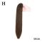 Hair Extension Ponytail Clip-In Real Natural Hair Light Brown 50cm