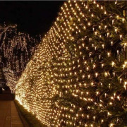 LED-ljusslingor 3x3m 320 LED-nätlampor 8 lägen Gardinlampor med kontakt för bröllopsfest