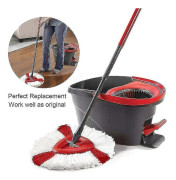 Set med 4 ersättningshuvuden för Vileda 2-i-1 mopp, O-cedar, Easywring och Clean Turbo Zhexin