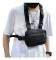 Svart Tactical Utility Vest Bröstväska Street Wear Axelremsväska_qq