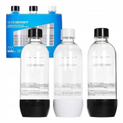 Flaskor - Sodastream - Set om 3 x 1L - Kompatibla med Jet, Cool, Terra, Spirit, Fizzi - Återanvändbara
