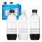 Flaskor - Sodastream - Set om 3 x 1L - Kompatibla med Jet, Cool, Terra, Spirit, Fizzi - Återanvändbara