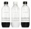 Flaskor - Sodastream - Set om 3 x 1L - Kompatibla med Jet, Cool, Terra, Spirit, Fizzi - Återanvändbara