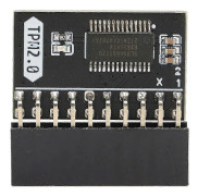TPM 2.0 Krypterings Säkerhetsmodul 20Pin 2 10P Fristående Kryptoprocessor TPM 2.0 Modul för Win11 för Gigabyte för ASUS