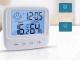 Termometer, hygrometer och elektronisk intern klocka